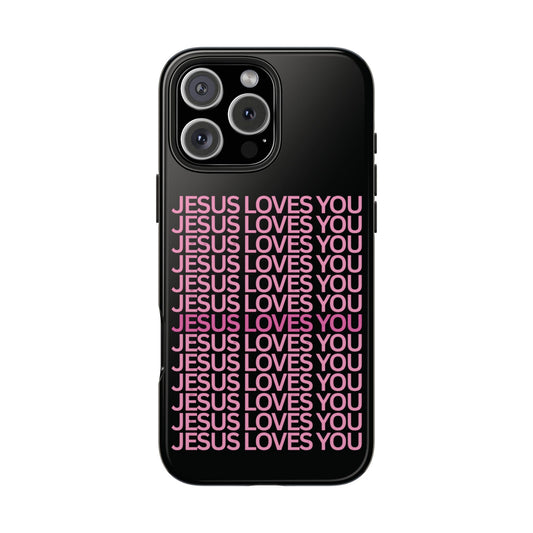 Jesus Loves You iPhone Case