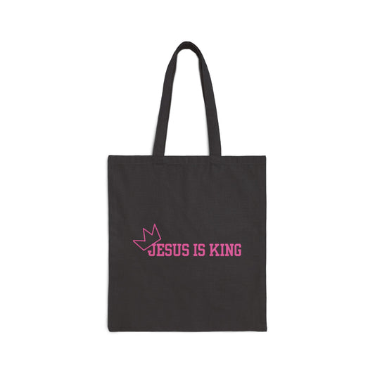 Jesus Is King Tote Bag